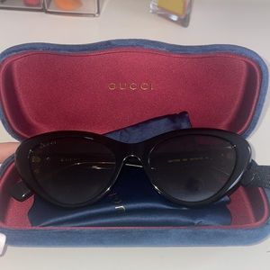 Gucci sunglasses w/ case and authentication **never worn